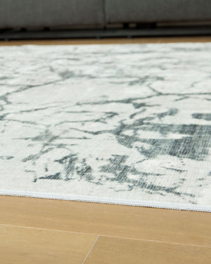  with versatile shades of gray forming an intriguing abstract design. Crafted with comfort and convenience in mind
