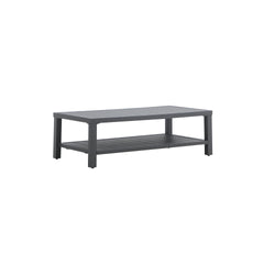 The Bungalow Patio Coffee Table combines durability and functionality for a seamless addition to your outdoor space. Constructed with a sturdy aluminum frame and protected by a baked-on powder coat, this table offers superior scratch resistance and long-l