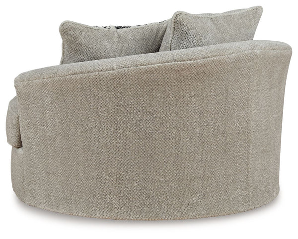  Oversized Swivel Accent Chair