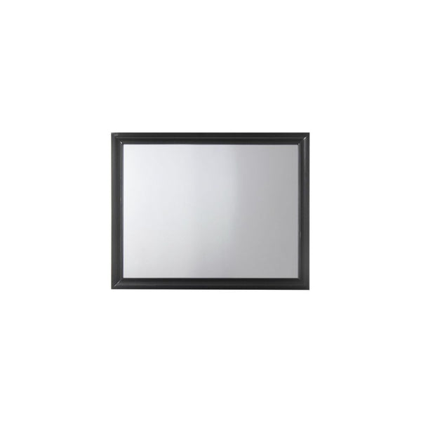The Naima mirror offers a sophisticated look, clean lines and contemporary style. This rectangular mirror features a black frame with sleek lines. Add this mirror to your bedroom to provide an elegant style that will bring you a perfect sleek design.<br/>