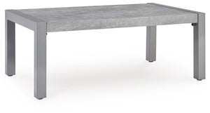 Indulge in luxe outside living without sacrificing longevity. This outdoor coffee table combines natural beauty with a sleek aluminum frame. Soak up the sun poolside or on the porchâ€”itâ€™s the perfect perch for drinks or a snack-filled serving tray. And