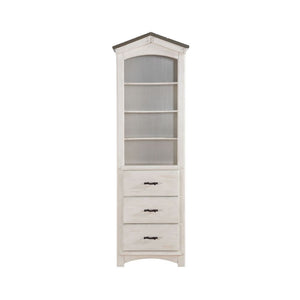 Tree House - Loft Bed - Weathered White & Washed Gray