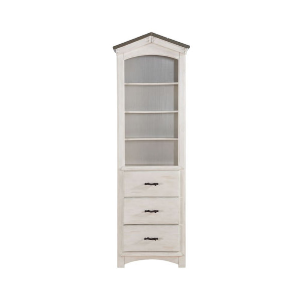 Tree House - Loft Bed - Weathered White & Washed Gray
