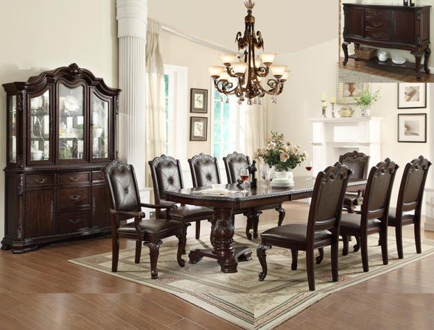 Kiera Buffet & Hutch<h4><b>Kiera - Buffet - Cherry</b></h4> <table width="100%"><colgroup><col style="width: 30%"> <col style="width: 70%"> </colgroup> <tbody> <tr> <td>Dimensions</td> <td> 60.00"L x 18.00"D x 38.25"H</td> </tr> <tr> <td>Weight</td> <td> 
