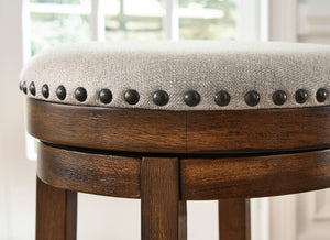 Valebeck - Brown / Black - UPH Swivel Stool