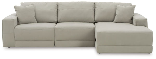 Next-Gen Gaucho - Gray - Right Arm Facing Corner Chaise 3 Pc Sectional