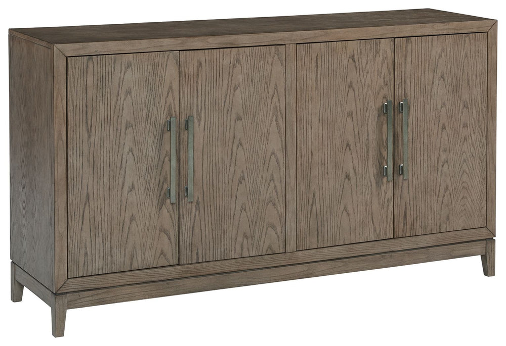 You want your dining room to reflect your refined sensibilities while remaining forward-thinking in design. The simple silhouette of this dining server opens the door to a dining room with the curated look and subtle flair you desire. The piece-'s elegant