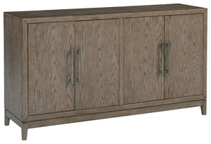You want your dining room to reflect your refined sensibilities while remaining forward-thinking in design. The simple silhouette of this dining server opens the door to a dining room with the curated look and subtle flair you desire. The piece-'s elegant