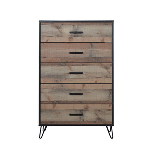  making it an ideal addition to any bedroom seeking a touch of rustic sophistication. Crafted from manufactured woods with an environmentally conscious deco