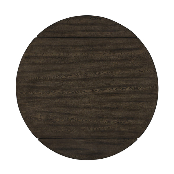 Rex - 65## Round Table With Self Storing Leaves - Walnut
