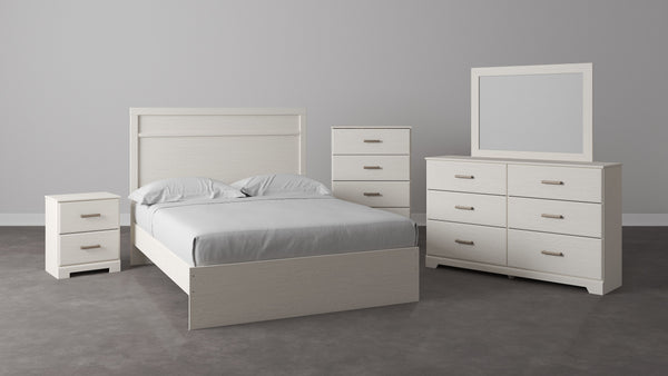  this king panel bed is a fresh style awakening. Crisp
