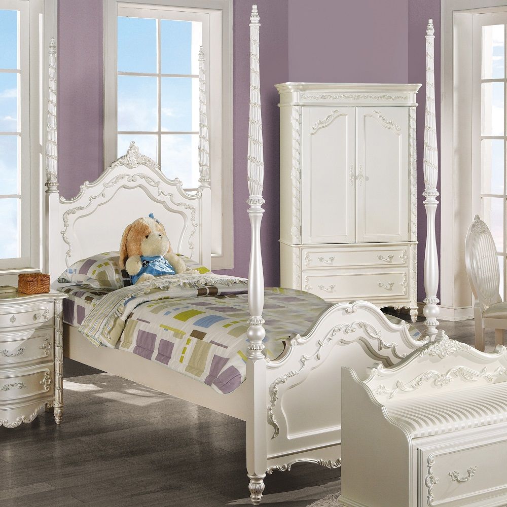 Pearl - Full Bed - Pearl White