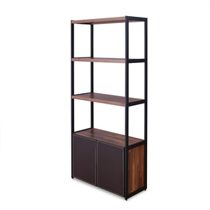 The Sara bookcase versatility and style will blend masterfully in your home. The storage function includes 3 shelves & 2 front doors, offering plenty of space to keep your favorite books or decorative accessories. Carefully constructed from selected wood 