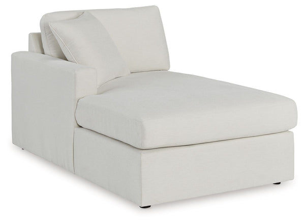 This left-arm facing corner chaise is made with Next-Gen Nuvellaâ„¢ (polyester) fade-resistant, washable fabric. Fully finished on all sides, it pairs with other items in the series to make a modular sectional.<br><br><b>Additional Dimensions</b><br><ul><