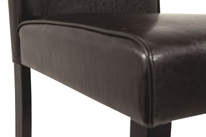 Kimonte - Dark Brown - Dining UPH Side Chair (Set of 2)