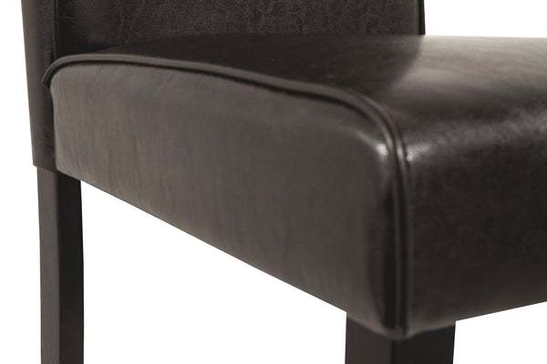 Kimonte - Dark Brown - Dining UPH Side Chair (Set of 2)