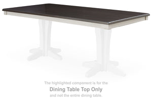 This dining tabletop is made with solid acacia wood, cherry veneer and MDF substrate. Pairs with other items in the series to make a dining kit.<br><br><b>Additional Dimensions</b><br><ul><li>Assembled table: 0-"</li><li>Apron to floor: 26.38-"</li></ul><