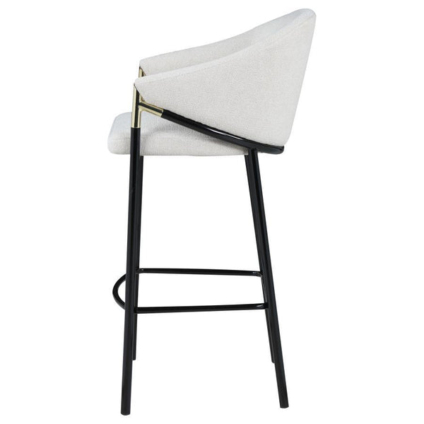 Chadwick - Fabric Upholstered Bar Chair (Set of 2) - Beige