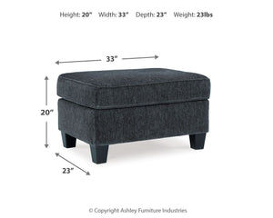 Abinger - Smoke - Ottoman