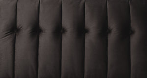 Qinven - Futon - Dark Brown Velvet