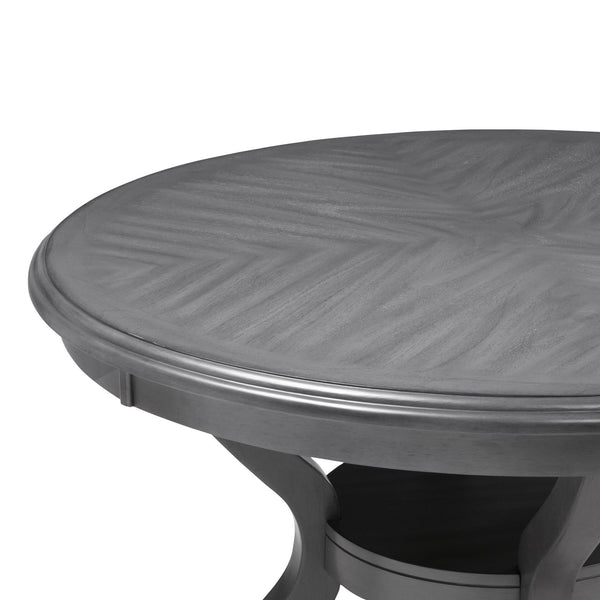Cori - 5 Piece Round Dining Set - Gray
