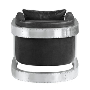 Betla - Accent Chair - Black & Aluminum