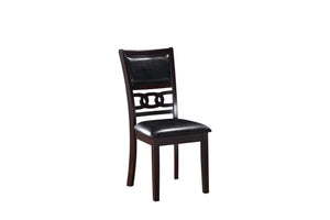  these chairs offer a perfect blend of durability and aesthetic appeal. The deep ebony finish