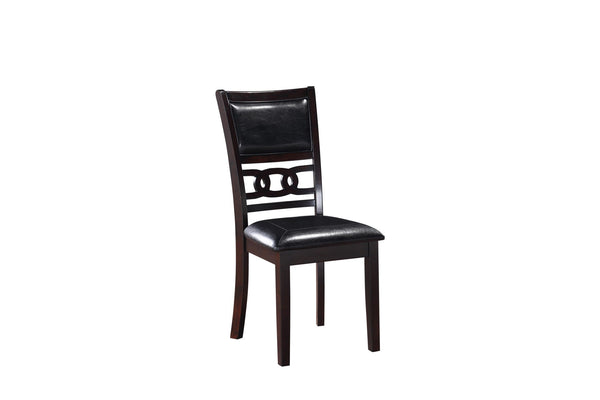  these chairs offer a perfect blend of durability and aesthetic appeal. The deep ebony finish