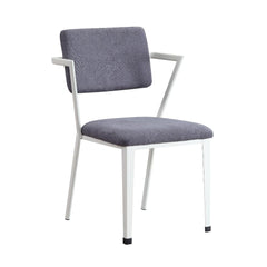 KD, Chair (High Back) â€¢ Stationary Seat â€¢ Padded SEAT: Cushion (Solid Pattern) â€¢ Backrest: Metal Frame, Padded Cushion (Open Back) â€¢ Metal Leg & Frame Seat â€¢<br/><br/><b>Product Features</b><ul><li>Case: 1Pc/1Ctn</li><li>Finish: Gray Fabric & Wh