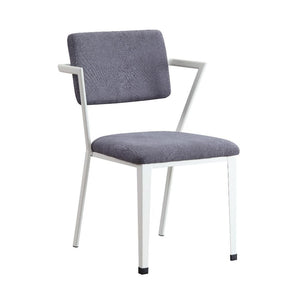 KD, Chair (High Back) â€¢ Stationary Seat â€¢ Padded SEAT: Cushion (Solid Pattern) â€¢ Backrest: Metal Frame, Padded Cushion (Open Back) â€¢ Metal Leg & Frame Seat â€¢<br/><br/><b>Product Features</b><ul><li>Case: 1Pc/1Ctn</li><li>Finish: Gray Fabric & Wh