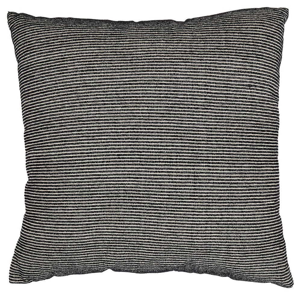 Add a crisp, clean aesthetic to your space with this pillow. Sure to please with its chic striped design, this pillow is simple yet striking. Whether in classic or contemporary settings, it elevates your space in a snap.<br/><br/><b>Product Features</b><u