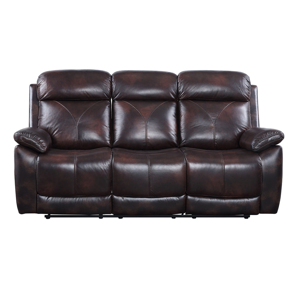 It is no secret that everyone fights over who gets to sit on the recliner. Recliners are the comfiest seat in the house, the Perfiel collection will solve that issue. The sofa, loveseat, and chair have manual reclining seats. Reclining to a 155-degree ang