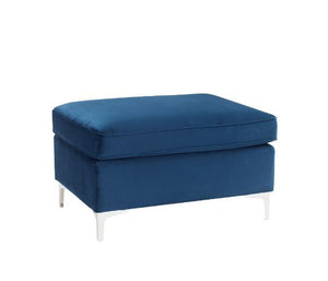 Nothing screams luxury like this Jaszira modular upholstery group. Each piece is enveloped in a luxurious velvet upholstery and showcasing button tufting, and a nail head trim accent for a tailored touch. Foam padding offers comfortable cushioning. Design