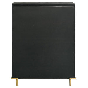 Arini - 5-Drawer Bedroom Chest - Black