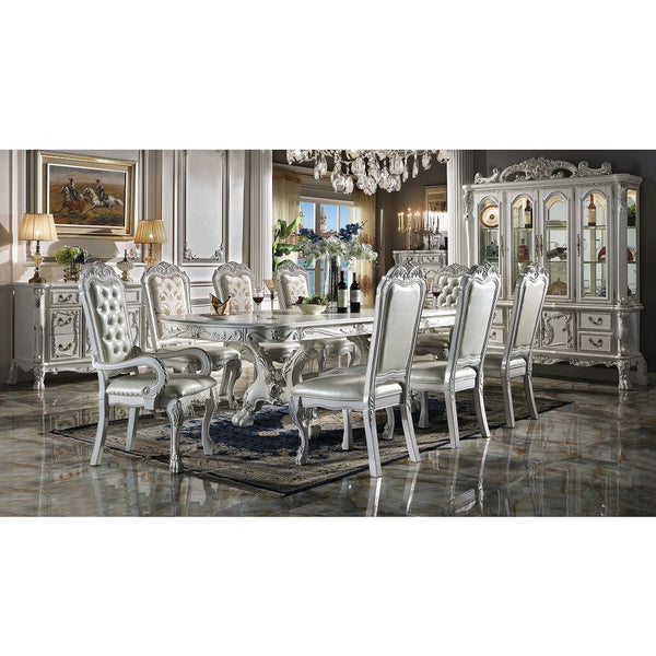 Dresden - Side Chair (Set of 2) - PU & Bone White Finish