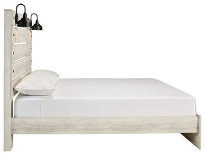 Cambeck - Whitewash - King Panel Bed