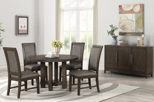  this collection showcases both durability and contemporary style. The 100% polyester seat cushio