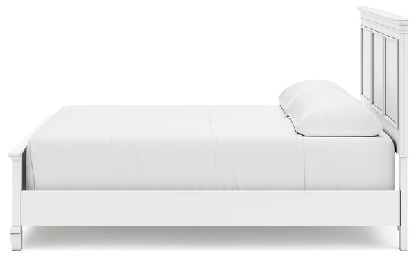Fortman - White - California King Panel Bed
