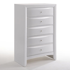  perfect for all your foldable clothes from socks to sweaters. Each drawer features an English dovetail design with center metal glides. Selected solid wood and engineered wood construct the frame