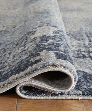 Langrich - Blue / Gray / Cream - Large Rug