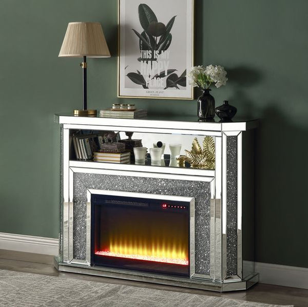 Noralie - Fireplace - Pearl Silver - 51-"