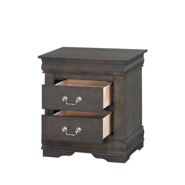 Louis Philippe - Nightstand - Dark Gray