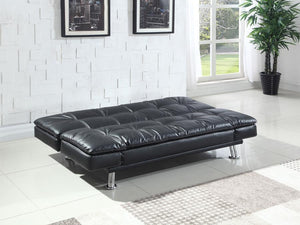 Dilleston - Upholstered Tufted Convertible Sofa Bed - Black