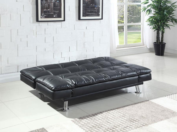 Dilleston - Upholstered Tufted Convertible Sofa Bed - Black