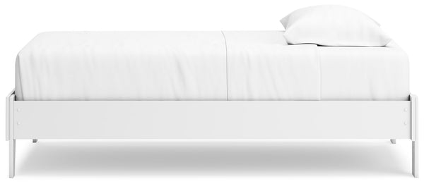 Hallityn - White - Twin Platform Bed