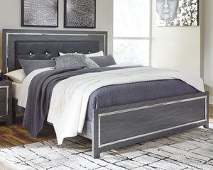 Reminiscent of Hollywood glamour of yesteryear, this king panel bed interprets luxury in a decidedly modern way. Sumptuous details include button-tufted upholstery, faceted faux crystals and chrome-tone accents beautifully lit by LED lights enhanced with 