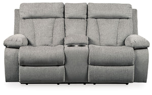 Bring your snacks and beverages and plan for a night with your feet up. This double reclining loveseat is plush in all the right places, and will support you longer than you can binge watch your favorite TV show. The neutral upholstery is ready for a patt