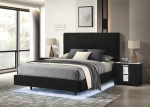 Fable - King Bed - Black Boucle