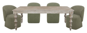  this table boasts a unique aesthetic with natural variations of color