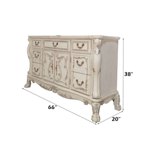 Dresden - Dresser - Bone White Finish